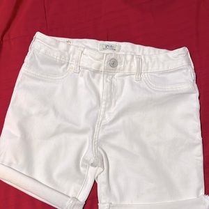 Polo Ralph Lauren Big Girls Aubrie Denim Shorts White 16